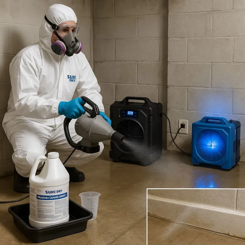 Sanitization and Odor Removal process in Luxemburg, WI