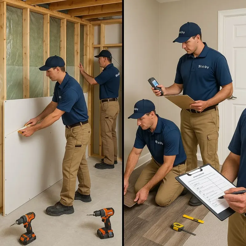 Repairs and Reconstruction process in Luxemburg, WI